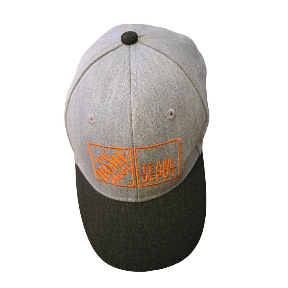 Team HOME DEPOT made exclusively for the Home Depot Foundation grey cap. Adjusta